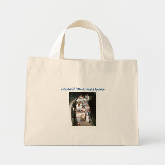 group -cruise, Zuchowski Annual Family Reunion Mini Tote Bag (Front)