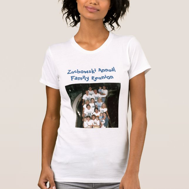 group -cruise, Zuchowski Annual Family Reunion T-Shirt (Front)