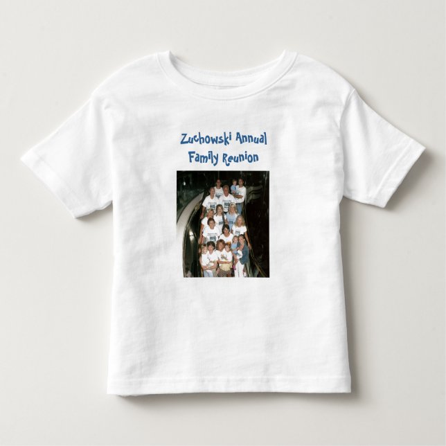 group -cruise, Zuchowski Annual Family Reunion Toddler T-Shirt (Front)