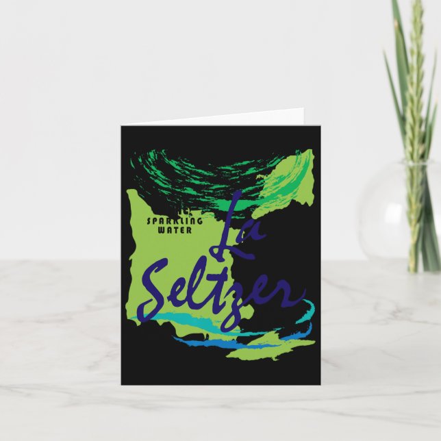 Group Halloween Costume - Lime Seltzer  Card (Front)