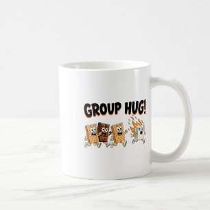 Group Hug Marshmallow Smore Funny Camping Family Coffee Mug