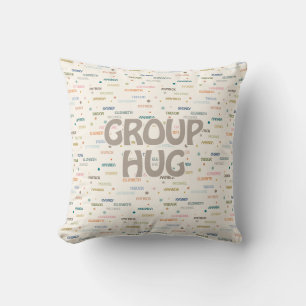 Group Hug Multiple 5-7 Names Get Well Sympathy Cushion