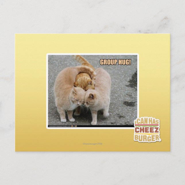 group hug postcard (Front)