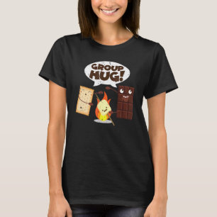Group Hug Smores Chocolate Marshmallow T-Shirt