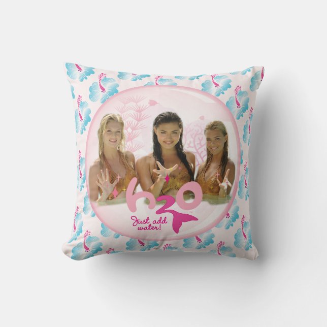 Group In Pink Bubble Cushion (Front)
