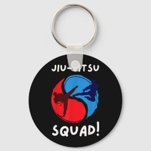 Group Martial Arts and Matching Jiu Jitsu Squad Key Ring