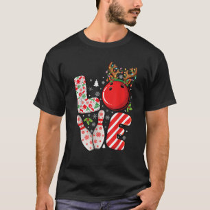 Group matching xmas Bowling ball and pins Christma T-Shirt