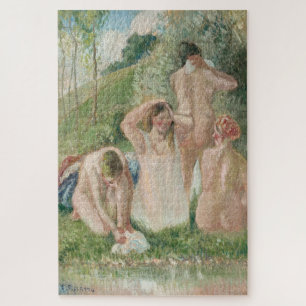 Group of Bathers (1901) by Camille Pissarro Jigsaw Puzzle