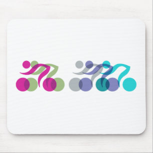 Group of Bikers Mouse Pad
