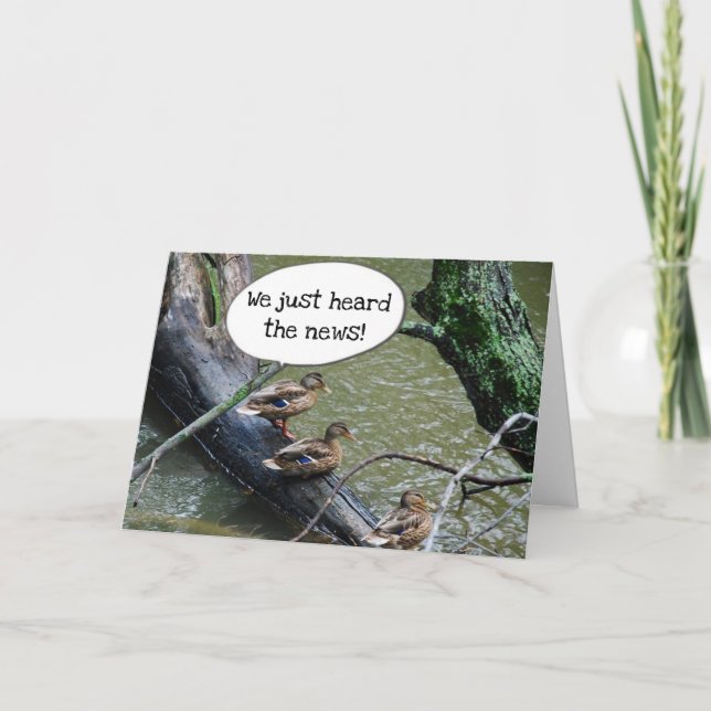 **GROUP OF DUCKS** SAYS YOU ARE "SPECIAL" BIRTHDAY CARD (Front)