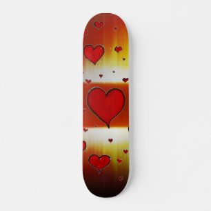 Group of Hearts Skateboard
