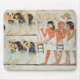 Group of mourners in the funeral procession mouse pad