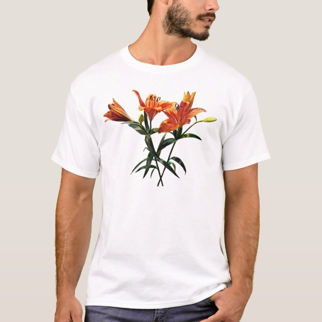 Group of Orange Lilies T-Shirt (Front)