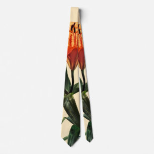Group of Orange Lilies Tie