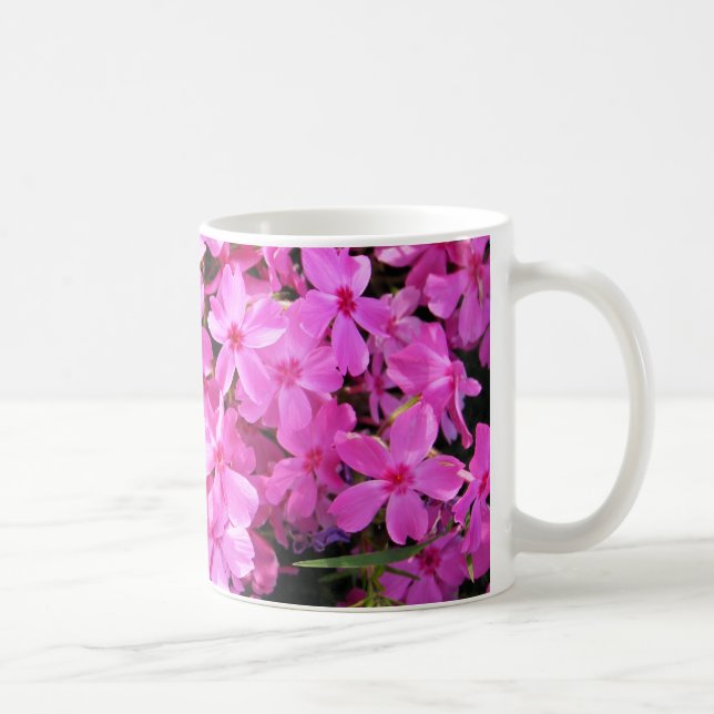 Group of Pink Phlox Coffee Mug (Right)