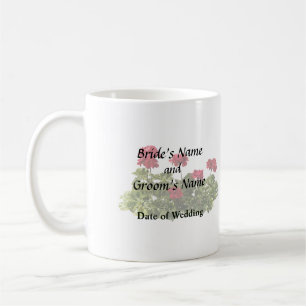 Group of Red Geraniums Coffee Mug