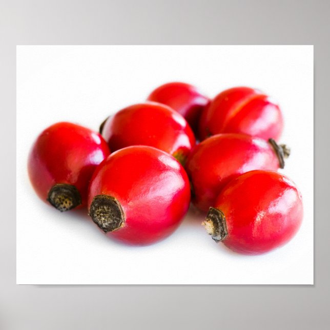 Group of ripe briar berries poster (Front)