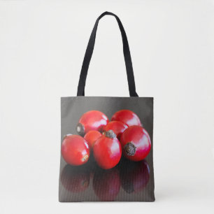 Group of ripe briar berries tote bag