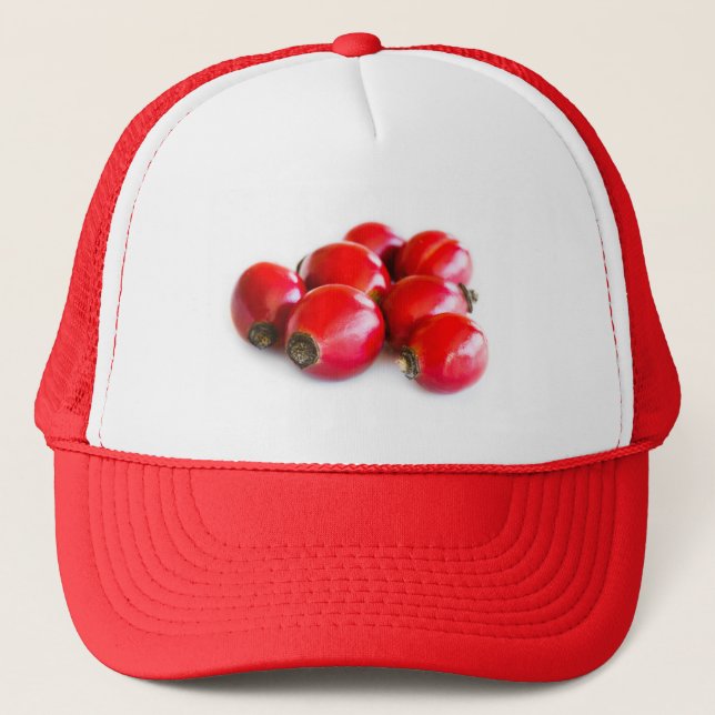 Group of ripe briar berries trucker hat (Front)