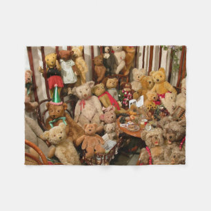 Group Of Teddybears Fleece Blanket