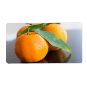 Group of the fresh tangerines