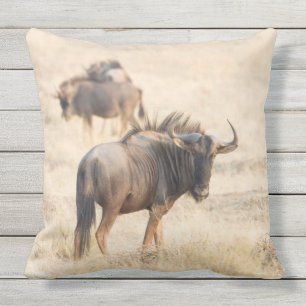 Group of wildebeest cushion