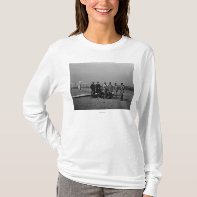 Group portrait in front of glider at Kill T-Shirt (Front)