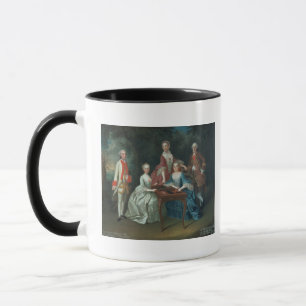 Group portrait of the Harrach family playing Mug
