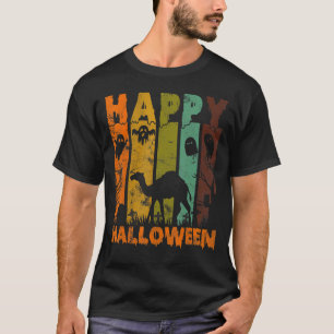 Group Pyjamas Matching Halloween Costume Retro Cam T-Shirt