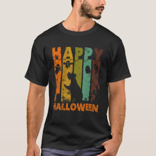 Group Pyjamas Matching Halloween Costume Retro Sch T-Shirt