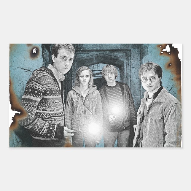 Group Shot 1 Rectangular Sticker (Front)