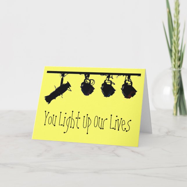 Group Thank You Card For Light Crew (Front)