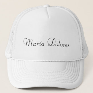 Group to personalize trucker hat