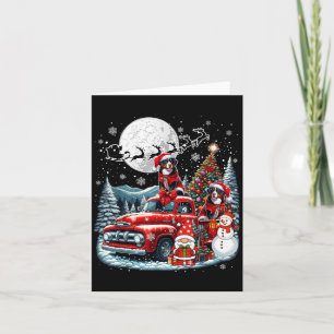 Group Xmas Gnome Santa Entlebucher Mountains On Ck Card