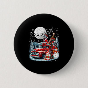 Group Xmas Gnome Snowman Santa Great Danes On Ckup 6 Cm Round Badge