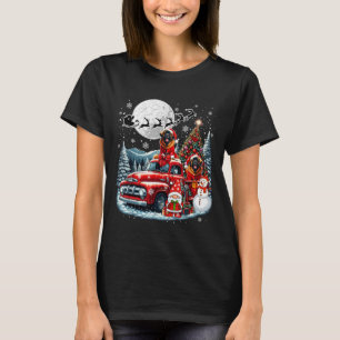 Group Xmas Gnome Snowman Santa Leonbergers On Ckup T-Shirt