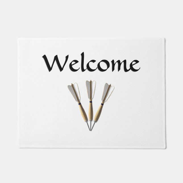 Grouped Dart Design Doormat (Front)