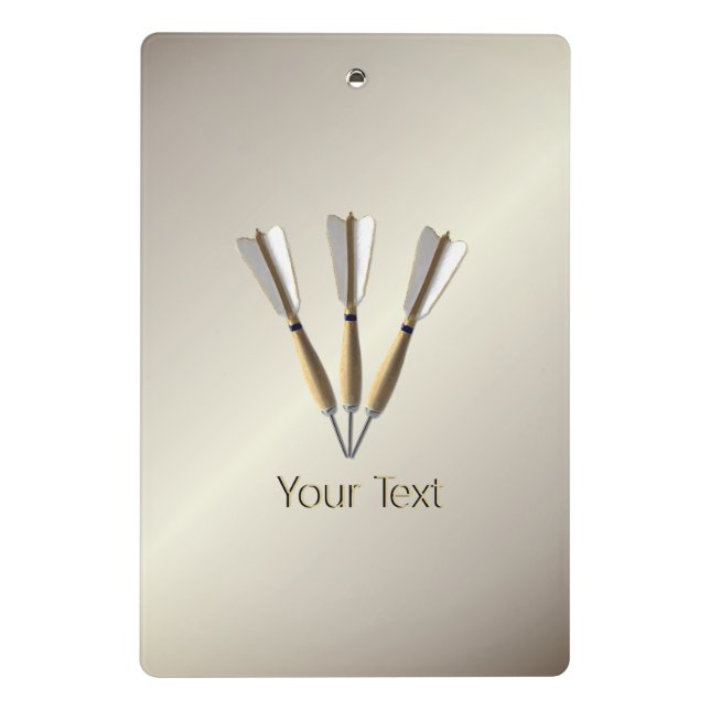Grouped Dart Design Mini Clipboard (Back)
