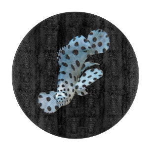 Grouper - Abstract Design - Cut out of a photo Cutting Board