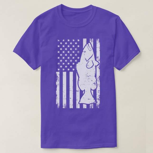 Grouper Fishing USA T-Shirt (Design Front)
