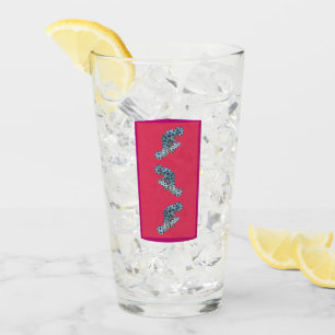 Grouper in Motion - Magenta-toned Background Glass