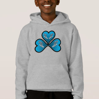 Grouper Twins - 3 Black-bordered Blue Hearts |