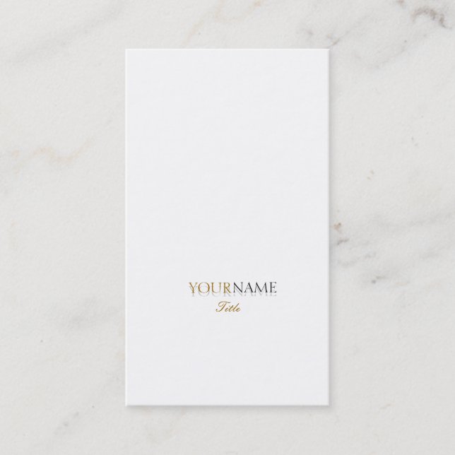 Groupon Goldenrod Business Card (Front)