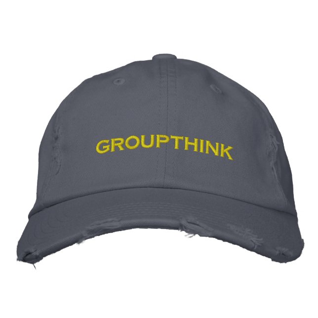 groupthink embroidered hat (Front)