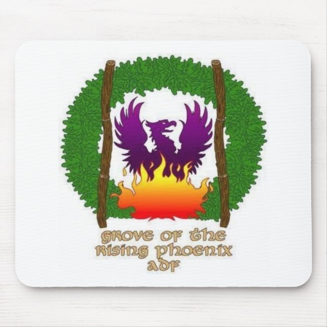 Grove logo with text mouse pad (Front)