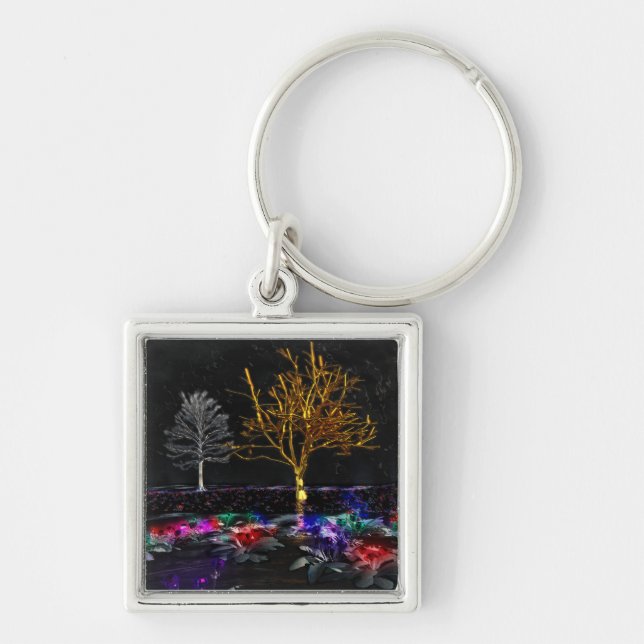 Grove of Living Gems Keychain (Front)