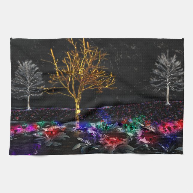 Grove of Living Gems Kitchen Towel (Horizontal)