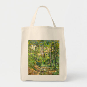grove painting watercolor tote bag