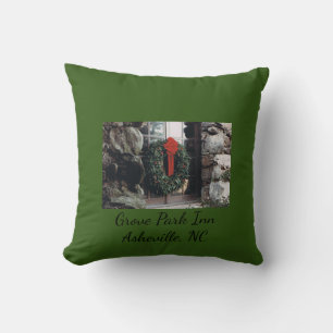 Grove Park Inn Pillow with Christmas Design
