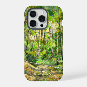 grove watercolor iPhone 15 pro case